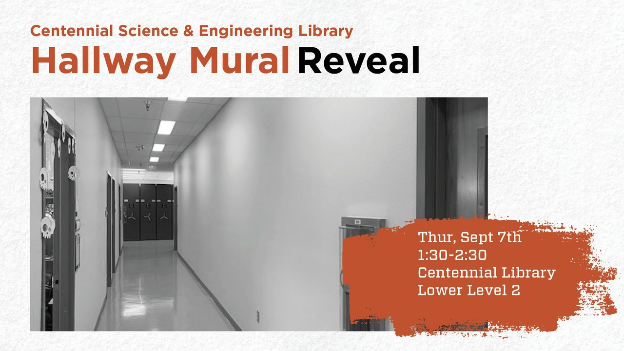 University Libraries unveils captivating mural at Centennial Library